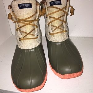 sperry rain booties